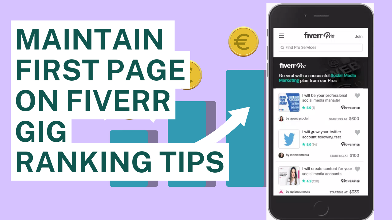 How to Maintain First Page on Fiverr gig Ranking
