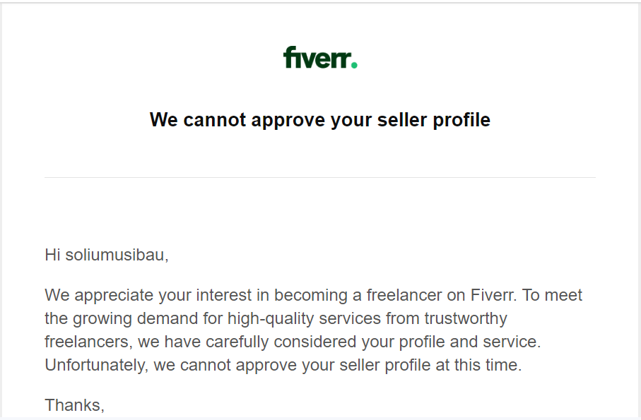 How to Fix Fiverr seller eligibility Issue